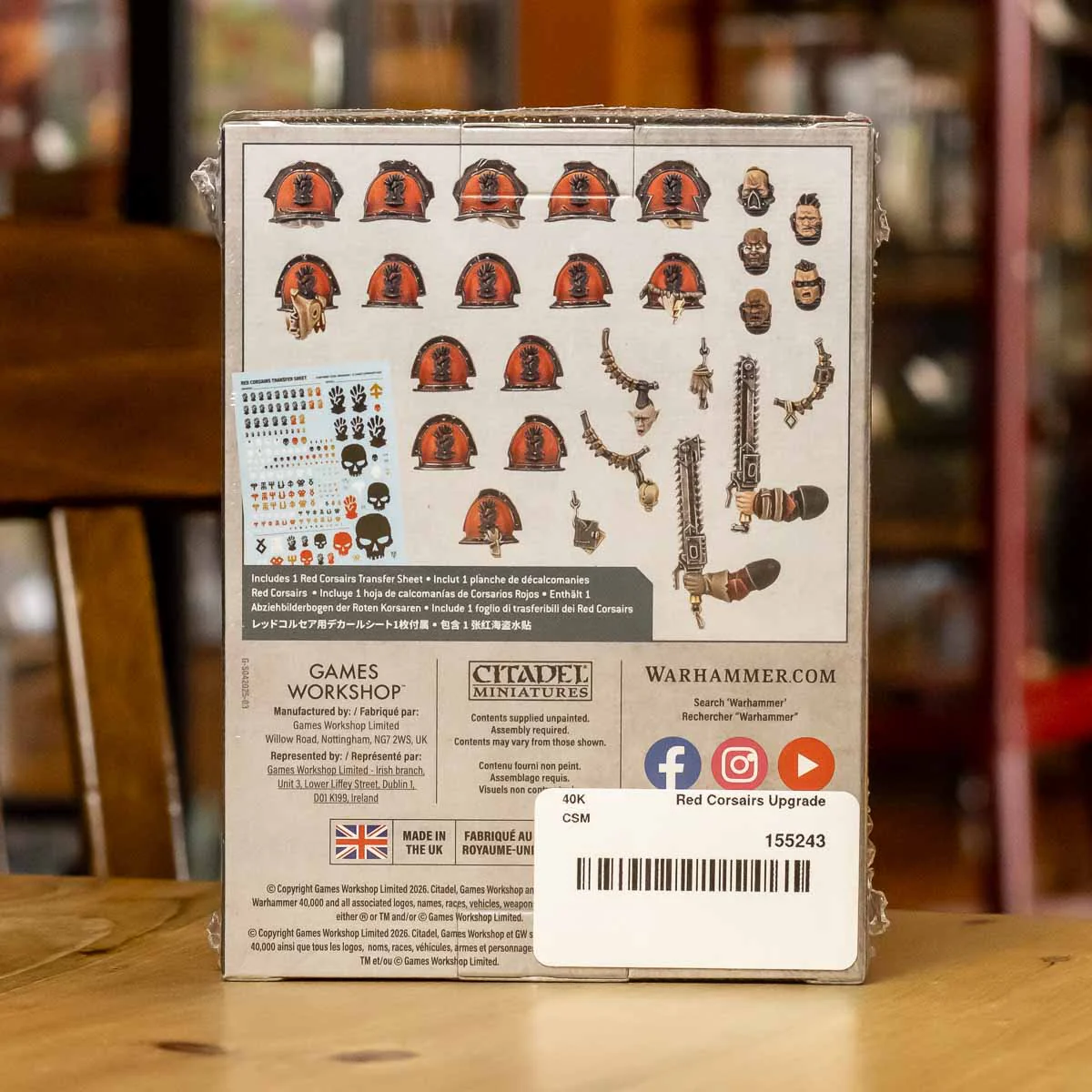 Warhammer 40K - Red Corsairs Upgrades and Transfers - Image 2